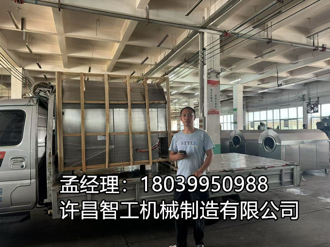 100斤电磁炒货机专车发往安徽：高效炒制设备助力地方产业升级