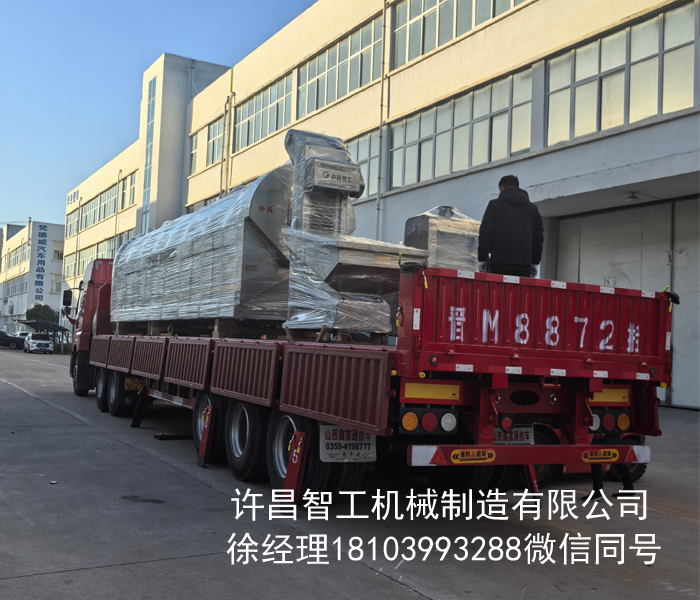 口碑见证！山西客户一月内复购，许昌智工电磁全自动炒瓜子流水线再启专车发货