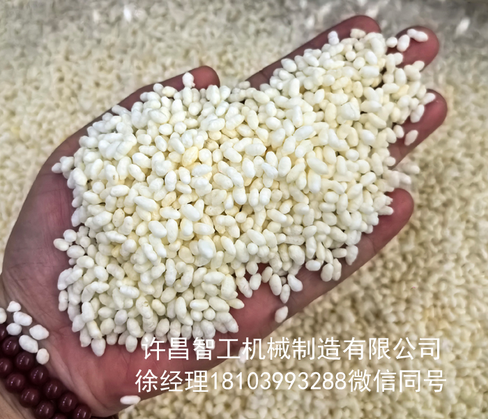 客户到厂实地试机，全自动电磁炒米机现场投产！